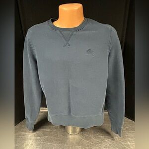 Burberry Navy Blue Crew Neck Sweater